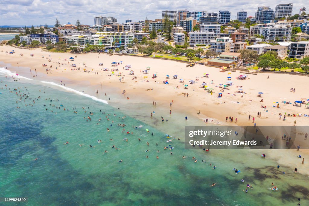 jeg er enig Trække ud Infrarød Kings Beach Sunshine Coast Queensland Australia High-Res Stock Photo -  Getty Images