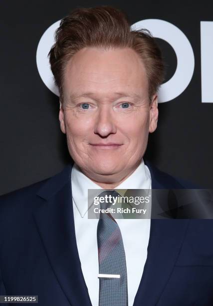 Conan O'Brien attends the 10th Anniversary Gala Benefiting CORE hosted by Sean Penn, Bryan Lourd And Vivi Nevo at Wiltern Theatre on January 15, 2020...