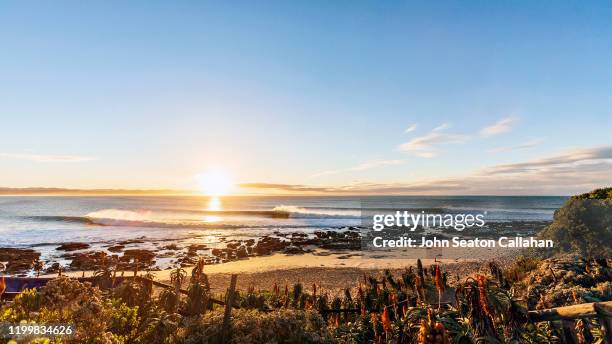 south africa, waves at jeffrey's bay - jeffreys bay stock pictures, royalty-free photos & images