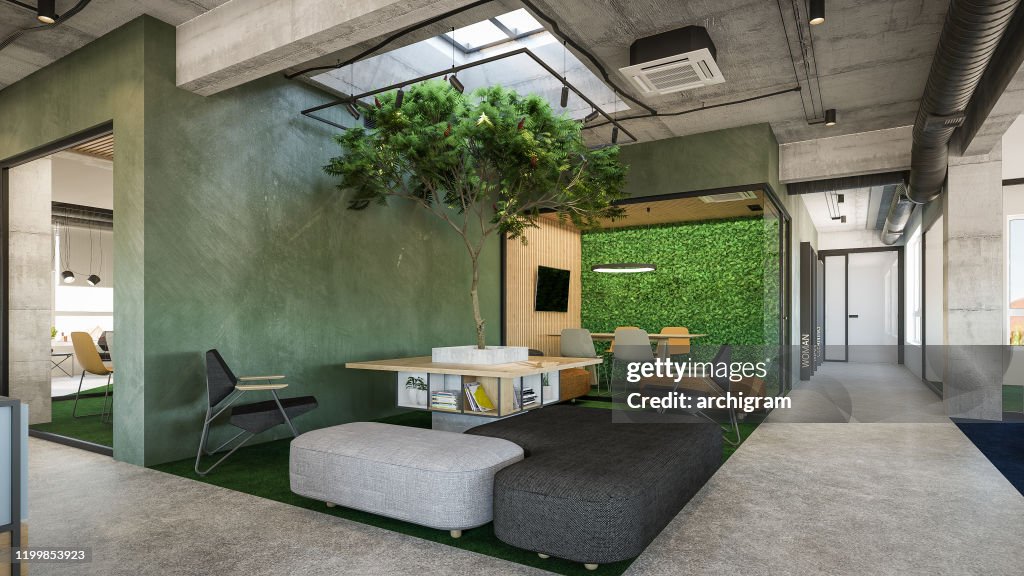 Office Visualization Render Computer Generated Image Of It Office Architectural Visualization 3d ...