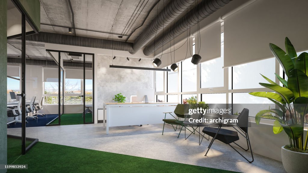 Office Visualization Render Computer Generated Image Of It Office Architectural Visualization 3d ...