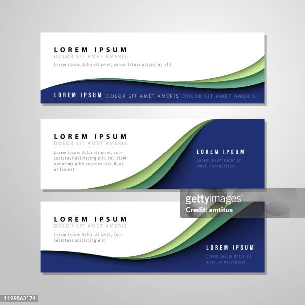 luxury banner template - banner sign stock illustrations