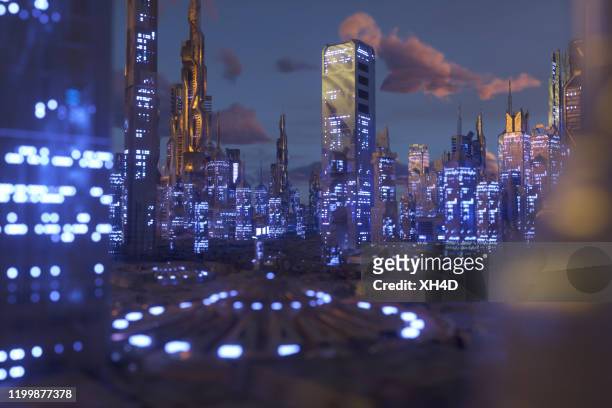 future city - smart stock pictures, royalty-free photos & images