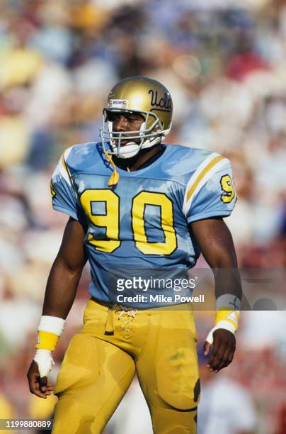 Corwin Anthony, Tight End for the University of California, Los Angeles UCLA Bruins during the NCAA Pac-10 Conference college football game against...
