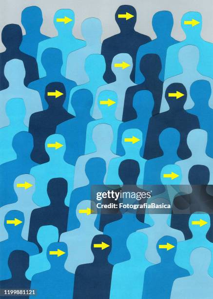 arrowhead men - headshot backdrop stock illustrations