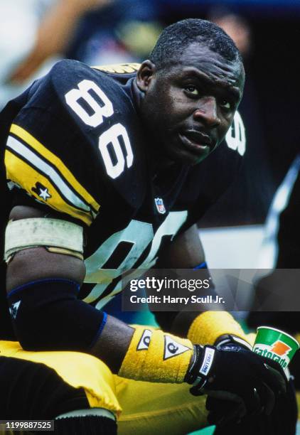 Eric Green, Tight End for the Pittsburgh Steelers during the American Football Conference Central game against the New Orleans Saints on 17th October...