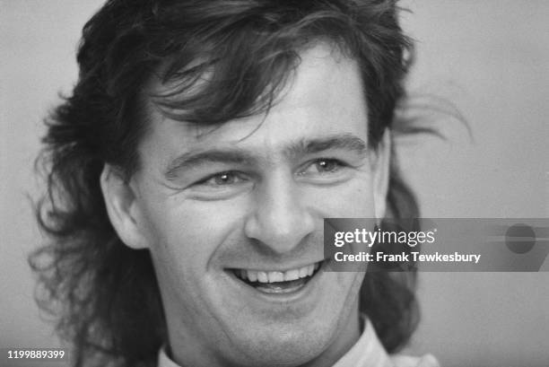 Scottish footballer Charlie Nicholas, during his time with Arsenal, 8th May 1985.