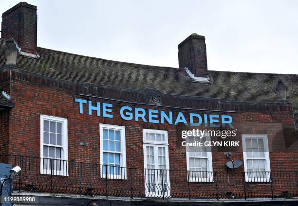 The Grenadier pub in Hove, where a UK national that has contracted the 2019-nCoV strain of the novel coronavirus visited, is pictured west of...