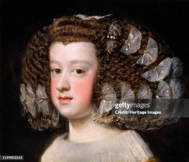 María Teresa , Infanta of Spain, 1651-54. Artist Diego Velasquez.