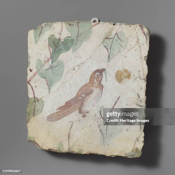 Wall painting fragment, 2nd-3rd century A.D.. Artist Unknown.