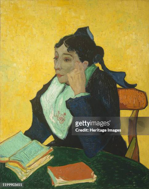 Madame Joseph-Michel Ginoux , 1888-89. Artist Vincent van Gogh.