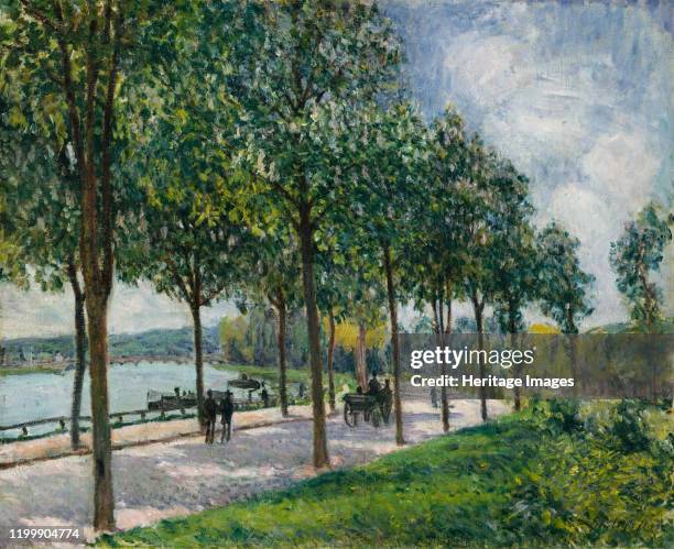 Allée of Chestnut Trees, 1878. Artist Alfred Sisley.