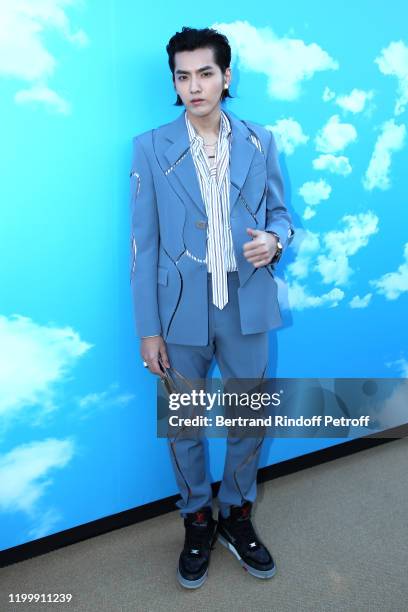 Actor Kris Wu attends the Louis Vuitton Menswear Fall/Winter 2020-2021 show as part of Paris Fashion Week on January 16, 2020 in Paris, France.