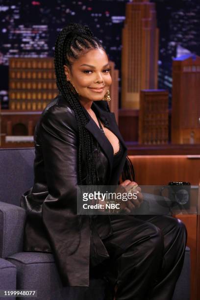 Episode 1206 -- Pictured: Singer-songwriter Janet Jackson during an interview on February 10, 2020 --