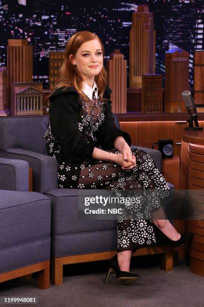 Episode 1206 -- Pictured: Actress Jane Levy during an interview on February 10, 2020 --