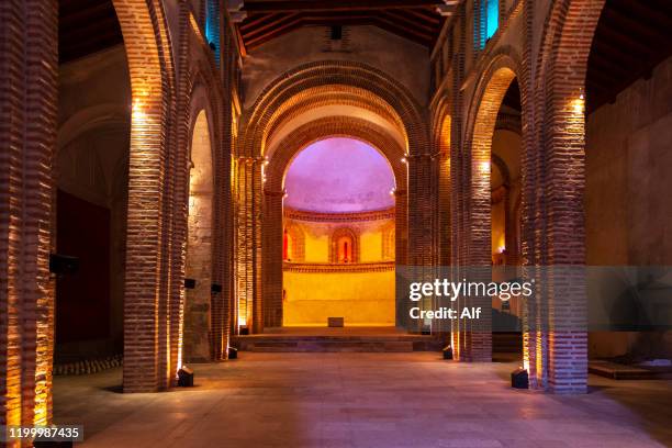 church of san martín in cuellar, segovia, castilla león, spain - segovia stock pictures, royalty-free photos & images