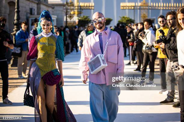 Kris Wu attending the Louis Vuitton Menswear Fall/Winter 2020-2021 show as  part of Paris Fashion Week in Paris, France on January 16, 2020. Photo by  Aurore Marechal/ABACAPRESS.COM Stock Photo - Alamy