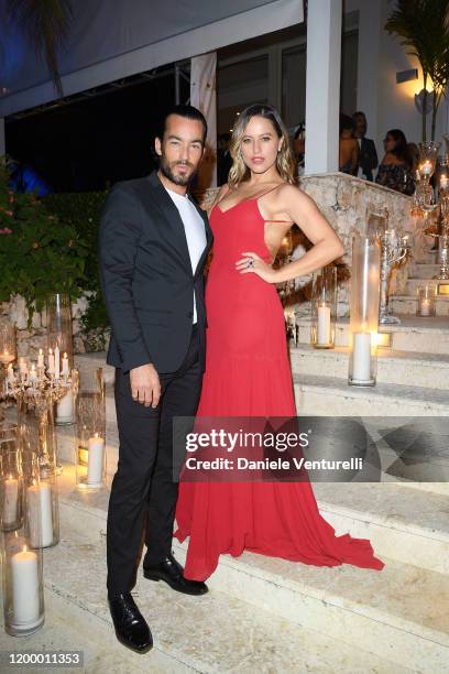 Aaron Diaz and Lola Ponce attend Cana Dorada Film & Music Festival - Soft Opening: Dominican Night on January 16, 2020 in Punta Cana, Dominican...