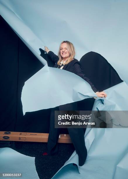 Elisabeth Moss poses for a portrait during the 2020 Film Independent Spirit Awards on February 08, 2020 in Santa Monica, California.