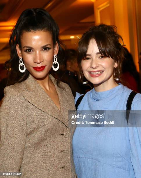 Danay García and Ashleigh Cummings attend the AMC Networks Evening Event of the Winter 2020 TCA Press Tour on January 16, 2020 in Pasadena,...