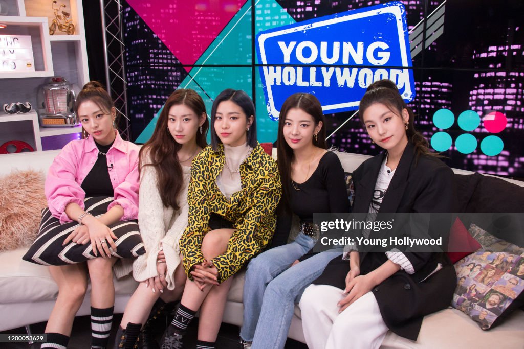 Itzy Visits Young Hollywood Studio