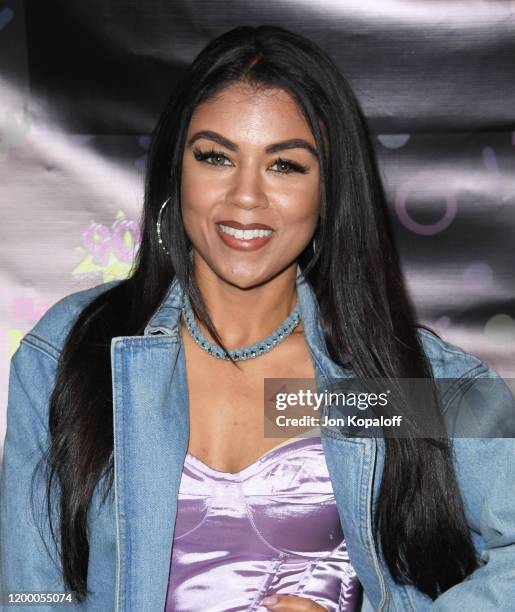Brandi King attends Montana Tucker's Birthday Party at Game Over on January 16, 2020 in Los Angeles, California.