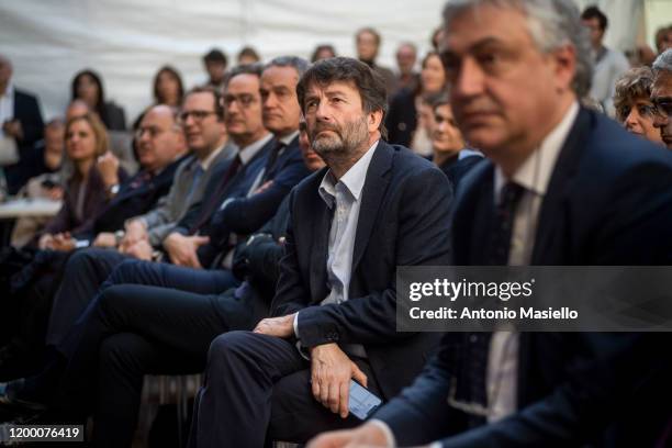 Italian Minister of Culture Dario Franceschini takes part in the political meeting "DTC Lazio: dalla valorizzazione allo sviluppo. Risultati e nuove...