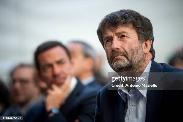 Italian Minister of Culture Dario Franceschini takes part in the political meeting "DTC Lazio: dalla valorizzazione allo sviluppo. Risultati e nuove...