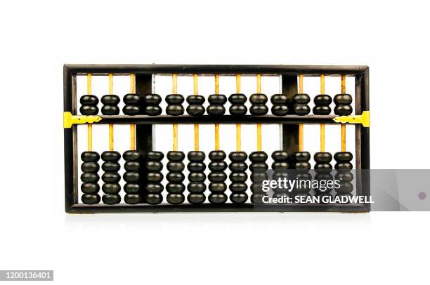 chinese abacus - ancient chinese abacus stock pictures, royalty-free photos & images