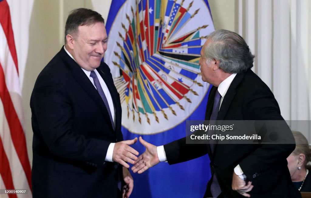 Secretary Of State Pompeo Addresses The Permanent Council Of The Organization Of American States