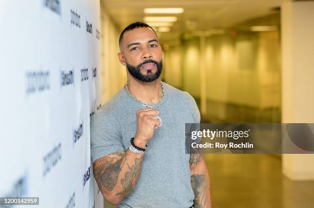 Omari Hardwick visits SiriusXM Studios on January 17, 2020 in New York City.