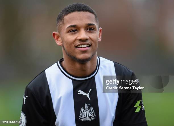 Adam Wilson of Newcastle United during the Premier League 2 match between Newcastle United and Hull City at Whitley Park on January 17, 2020 in...