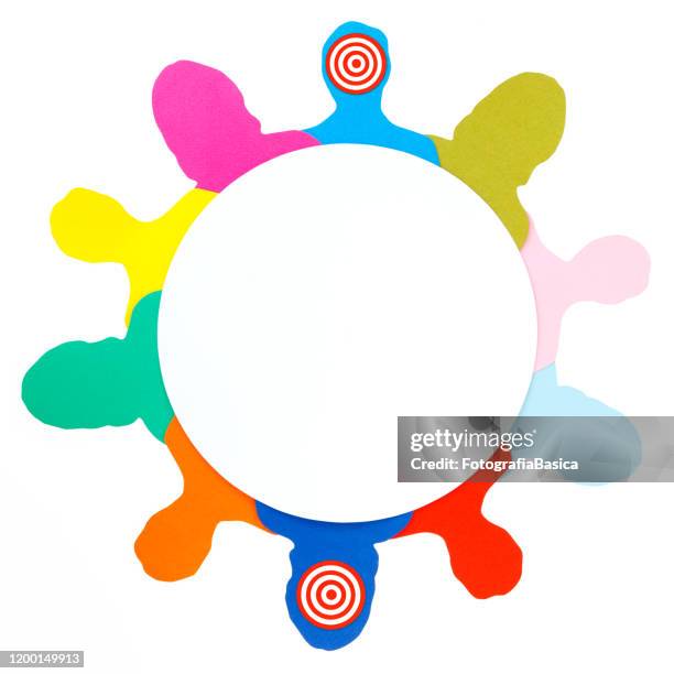 targeted couple - watching multiple devices stock illustrations