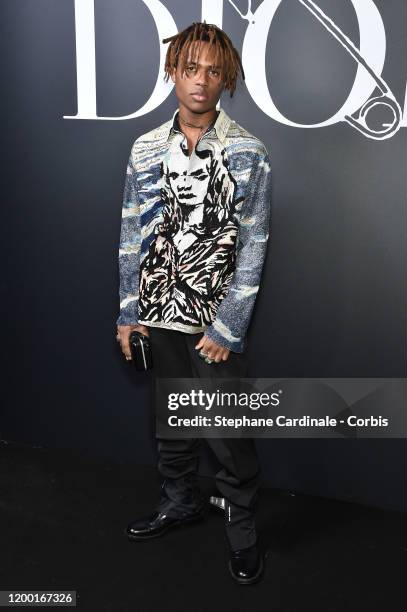 Kailand Morris attends the Dior Homme Menswear Fall/Winter 2020-2021 show as part of Paris Fashion Week on January 17, 2020 in Paris, France.