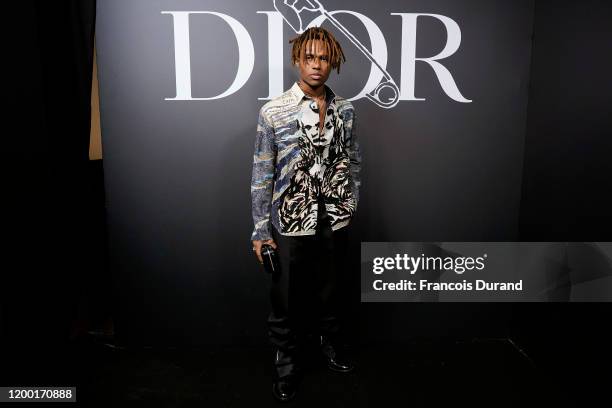 Kailand Morris attends the Dior Homme Menswear Fall/Winter 2020-2021 show as part of Paris Fashion Week on January 17, 2020 in Paris, France.