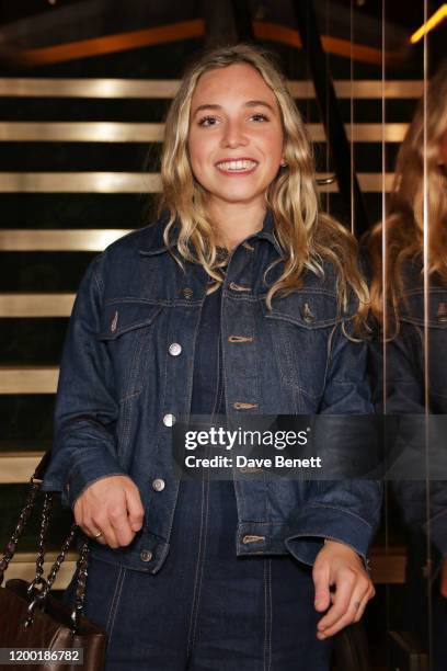 Ayesha Shand attends The Elephant Family Dinner at Gymkhana London on February 11, 2020 in London, England.