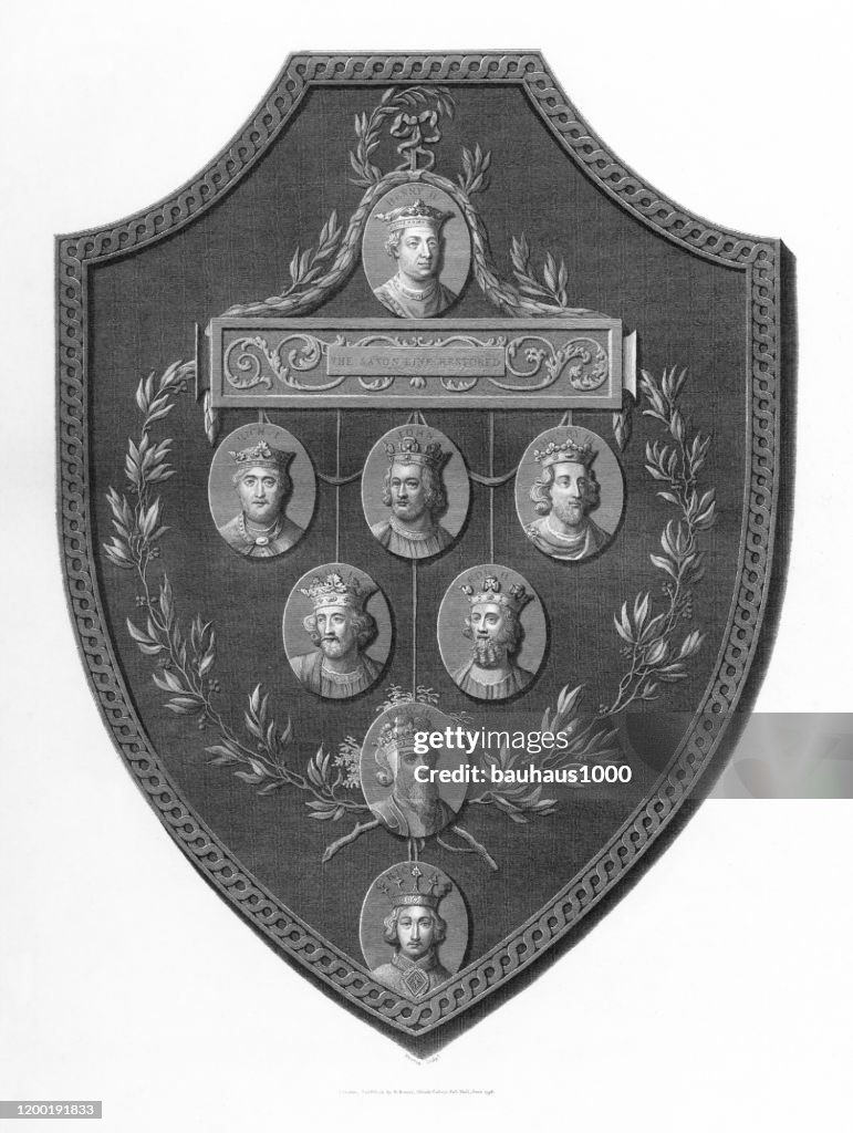 English Nobility, English Victorian Engraving, 1806