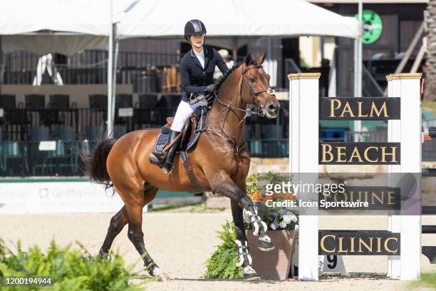 Jennifer Gates during the Winter Equestrian Festivals $73,000 FEI CaptiveOne Advisors1.50m Classic at The Palm Beach International Equestrian Center...