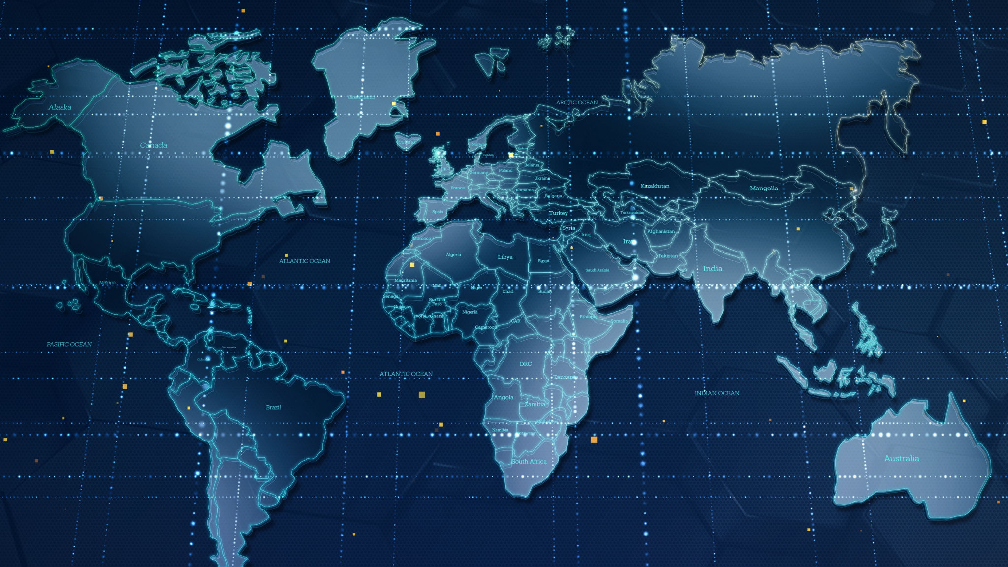 time zone map