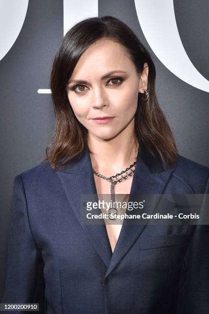 Christina Ricci attends the Dior Homme Menswear Fall/Winter 2020-2021 show as part of Paris Fashion Week on January 17, 2020 in Paris, France.