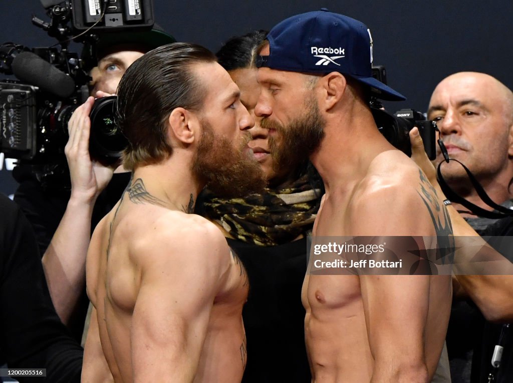 UFC 246 McGregor v Cowboy: Weigh-Ins