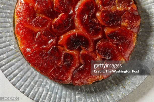 Tarte Tatin. Photographed for Voraciously at The Washington Post via Getty Images in Washington DC on January 7, 2020.