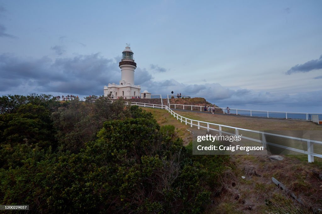Cape Byron lighthouse sits on Australia's most easterly...