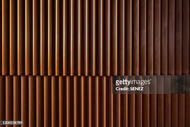 full frame shot of metallic structure - wall building feature stock pictures, royalty-free photos & images