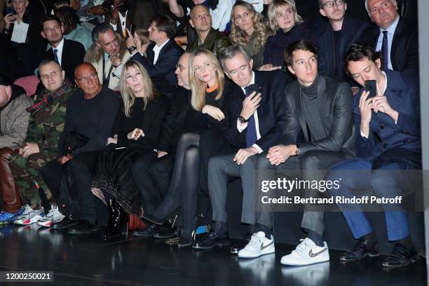 Jean-Charles de Castelbajac, Jean-Baptiste Mondino, Victoire de Castellane, Delphine Arnault, Bernard Arnaud, Alexandre Arnault and Frederic Arnault...