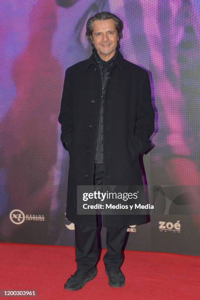 Ariel Lopez Padilla poses for photo during a Red Carpet of 'Jesucristo Superestrella' Plaque Unveiling at Centro Cultural 1 on January 17, 2020 in...