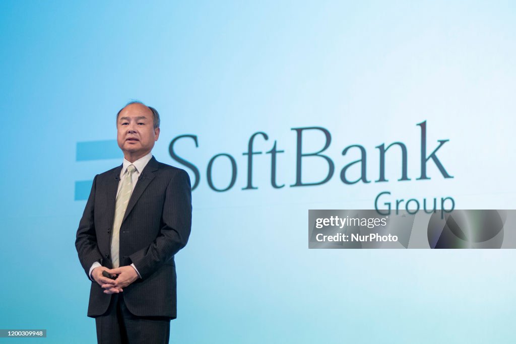 SoftBank Masayoshi Son Presents Third-Quarter Results