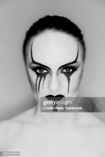 gothic - smoky eye stock pictures, royalty-free photos & images