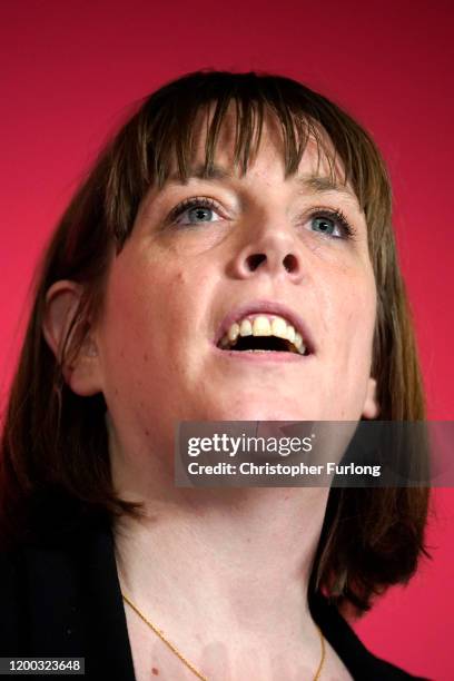 Labour MP Jess Phillips takes part in the first party leadership hustings at the ACC Liverpool on January 18, 2020 in Liverpool, England. Five...