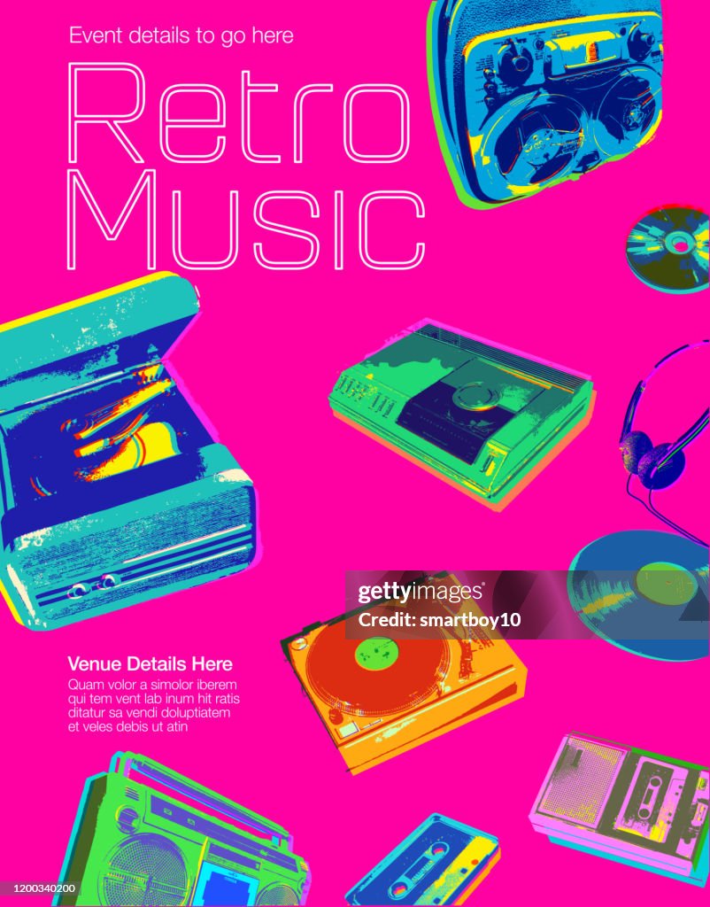 Retro Music Icons - Poster
